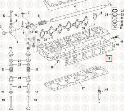 Прокладка коллектора NAV1822577C1 Вид 2