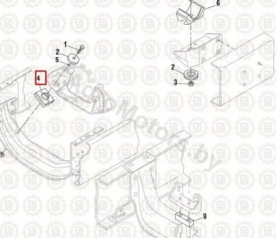 Крепление NAV1664723C3 Вид 1