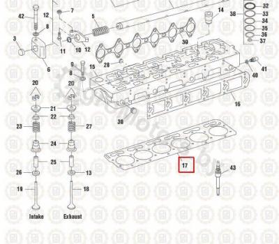 Прокладка ГБЦ NAV1830327C2 Вид 1