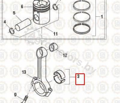 Вкладыш NAV1833381C91 Вид 1