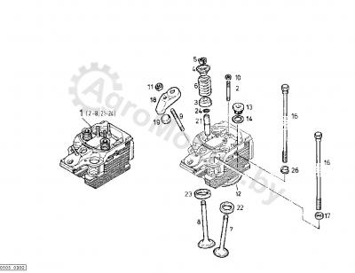 Болт ГБЦ DEUTZ AG ORIGINAL 04153512AG Вид 2