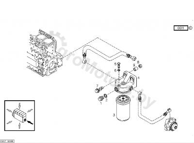 Фильтр топливный ORIGINAL DEUTZ 01181909 Вид 1