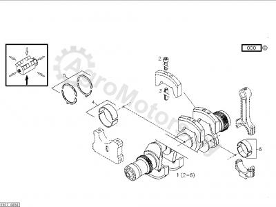 Полукольца коленвала DEUTZ AG ORIGINAL 02931843AG Вид 1