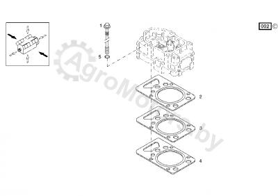 Кольцо уплотнительное болта ГБЦ DEUTZ AG ORIGINAL 01182006 Вид 1