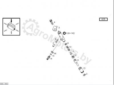 Кольцо уплотнительное форсунки DEUTZ AG ORIGINAL 04175610 Вид 2