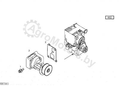Насос масляный DEUTZ AG ORIGINAL 02934430 Вид 1