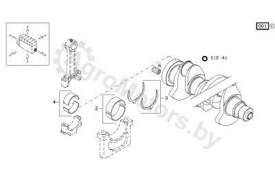 Вкладыш шатунный ORIGINAL DEUTZ AG 04270252 Вид 2