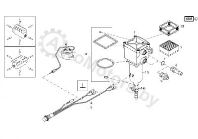 Фильтр топливный грубой очистки DEUTZ AG ORIGINAL 04297812 Вид 2