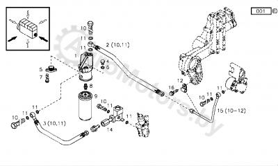 Фильтр топливный ORIGINAL DEUTZ 01182672 Вид 2