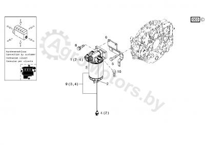 Фильтр топливный ORIGINAL DEUTZ 04504438 Вид 2