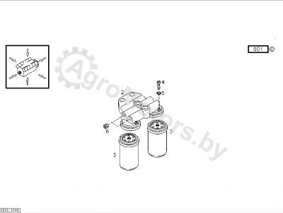 Фильтр топливный ORIGINAL DEUTZ 01174423 Вид 2