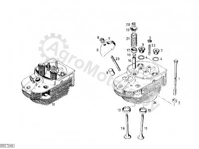 Болт ГБЦ DEUTZ AG ORIGINAL 02101681 Вид 2